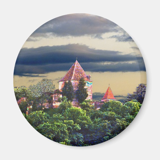 medieval castle magnet (Front)