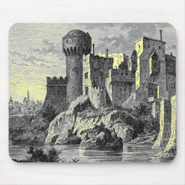 Medieval Castle Mouse Pad (Front)