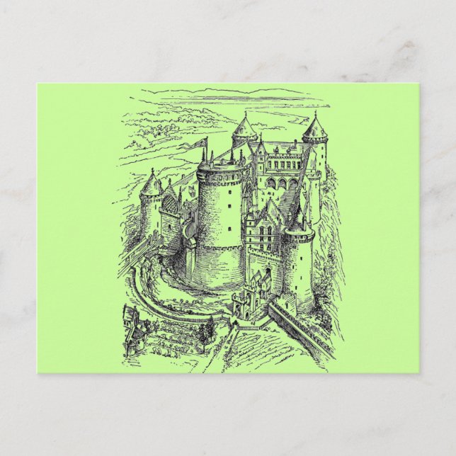 Medieval Castle Postcard (Front)