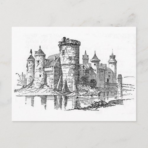 Medieval Castle Postcard