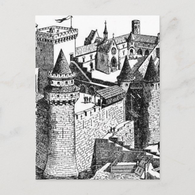 Medieval Castle Postcard (Front)
