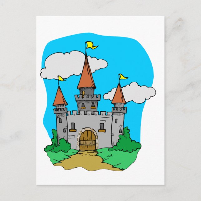 Medieval Castle Postcard (Front)