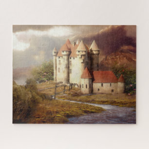 Medieval Castle River Run Jigsaw Puzzle