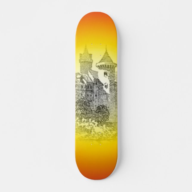 Medieval Castle Skateboard Deck (Front)