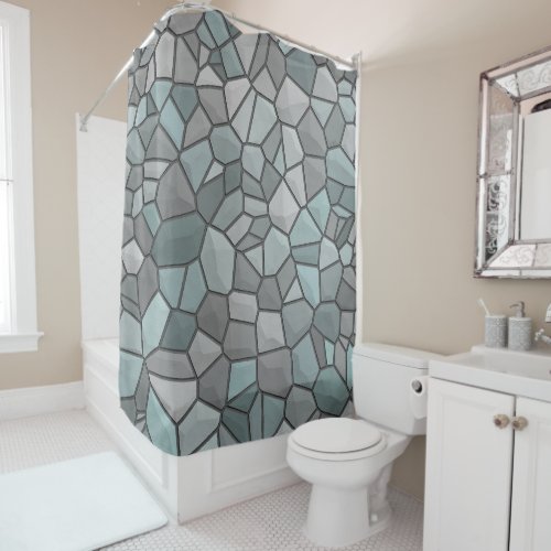 Medieval Castle Stone Shower Curtain