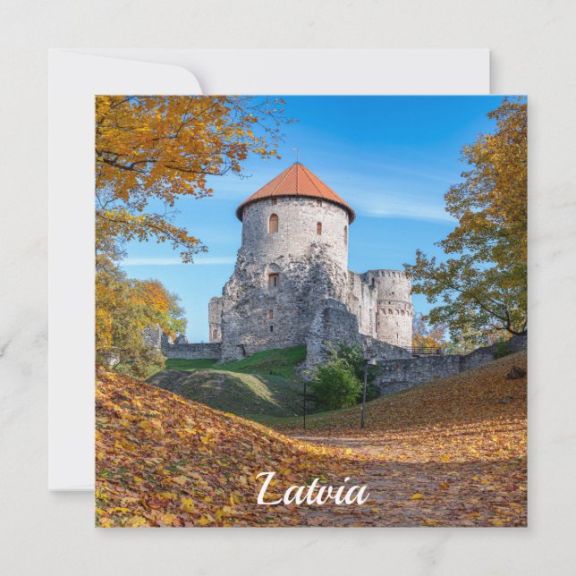 Medieval castle surrounded by forest (Front)