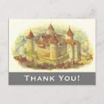 [ Thumbnail: Medieval Castle "Thank You!" Postcard ]