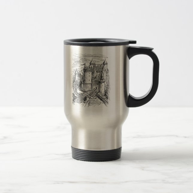 Medieval Castle Travel Mug (Right)