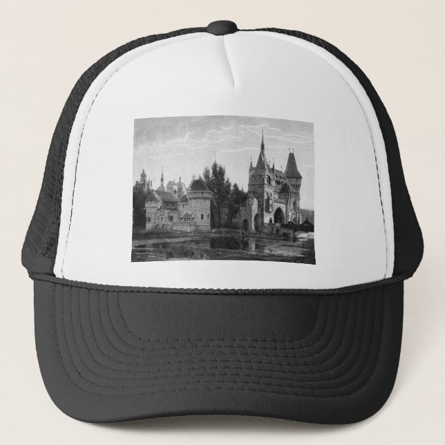 Medieval Castle Trucker Hat (Front)