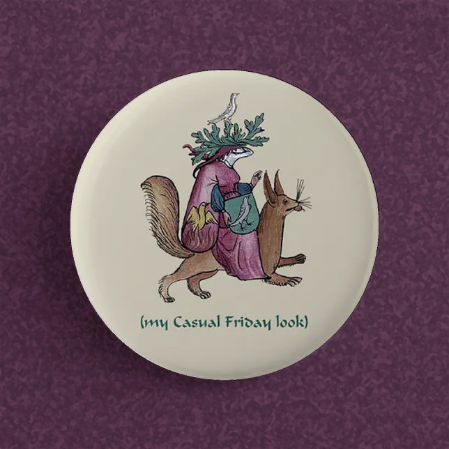 Medieval "Casual Friday" Button (Creator Uploaded)