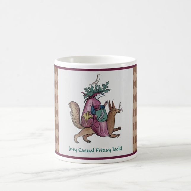 Medieval Casual Friday Coffee Mug (Center)