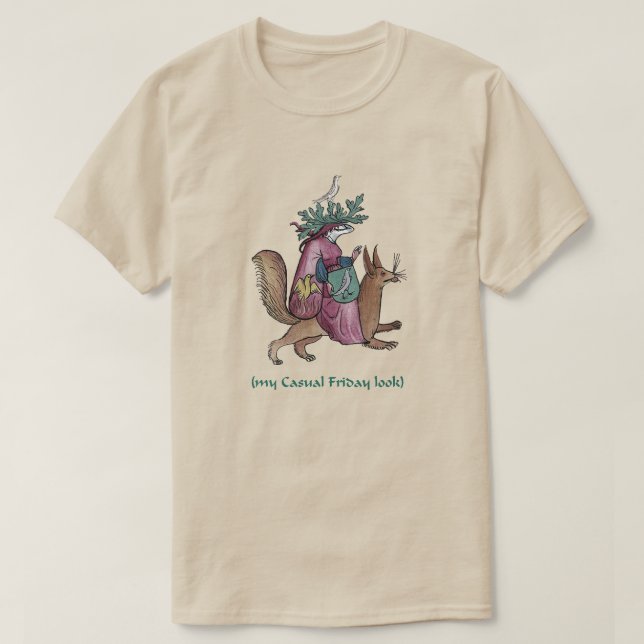 Medieval "Casual Friday" T-Shirt (Design Front)
