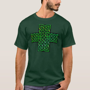 Medieval Celtic Cross Knots Art Design T-Shirt