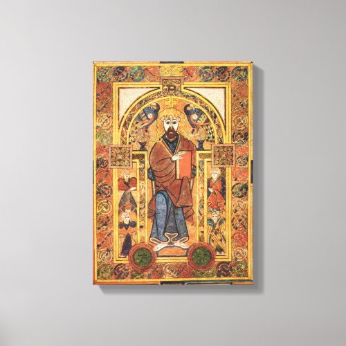 Medieval Celtic Illustration 9th Century Canvas Print