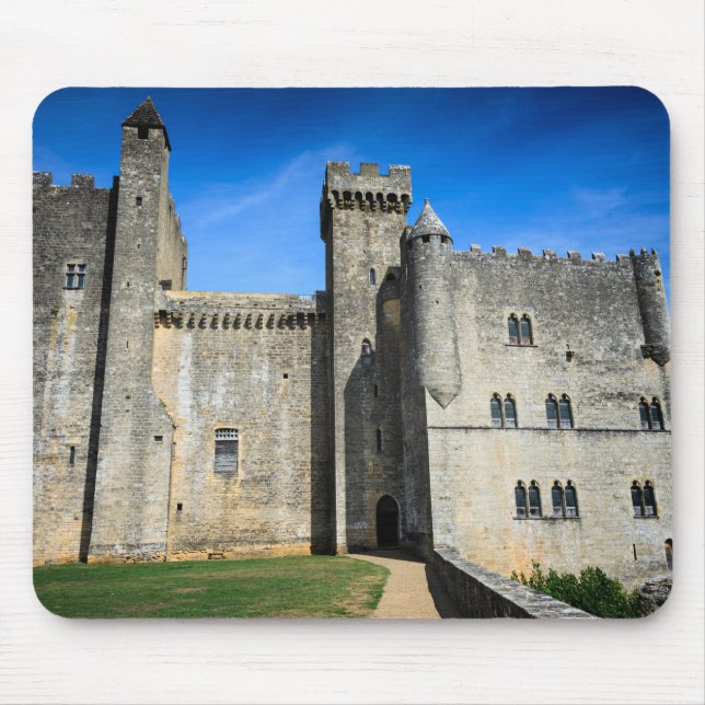 Medieval chateau de Beynac castle mousepad (Front)