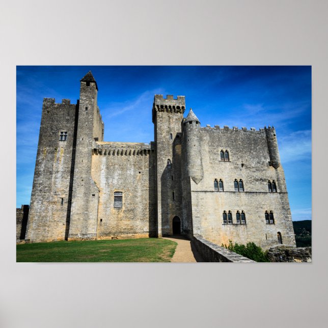 Medieval chateau de Beynac castle poster (Front)