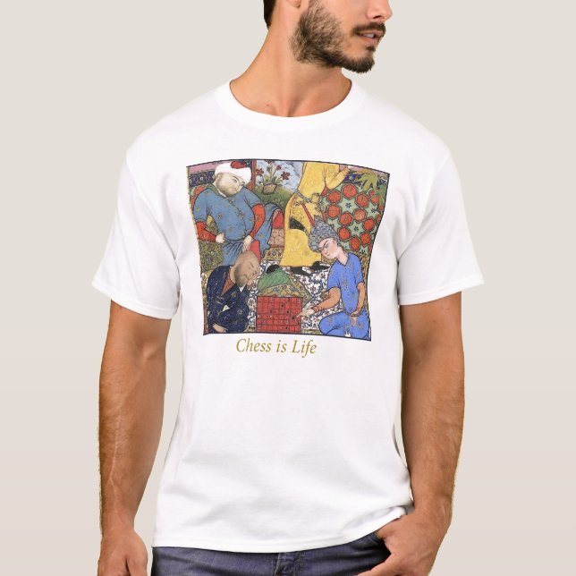 medieval-chess-player T-Shirt (Front)