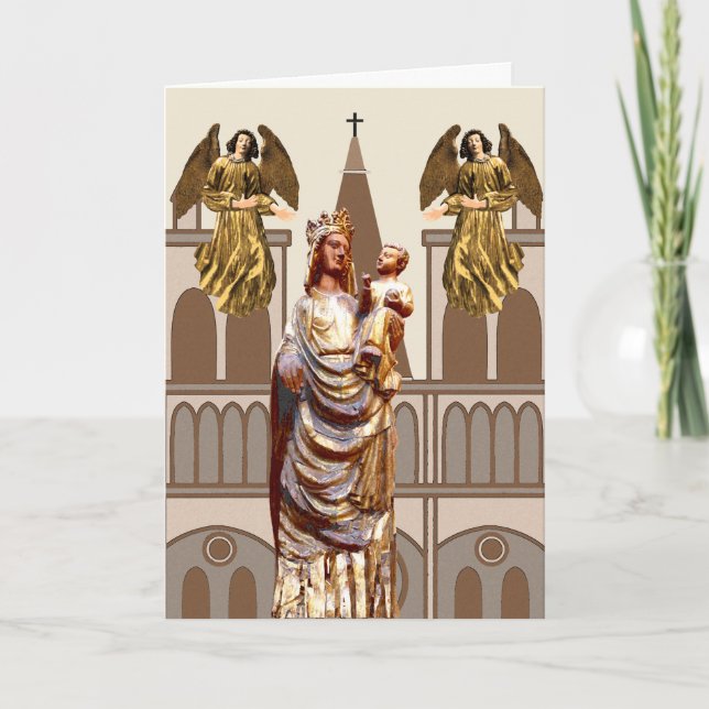 Medieval Christian Christmas Holiday Card (Front)