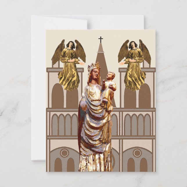 Medieval Christian Christmas Holiday Card (Front)