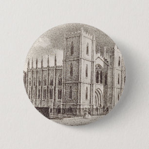 Medieval Christian Church Button