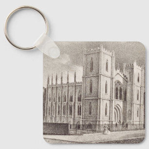 Medieval Christian Church Keychain
