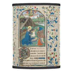 Medieval Christmas Nativity by Willem Vrelant Lamp Shade