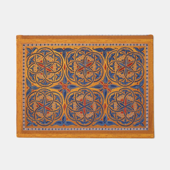 Medieval circles doormat (Front)