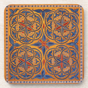 Medieval circles drink coaster