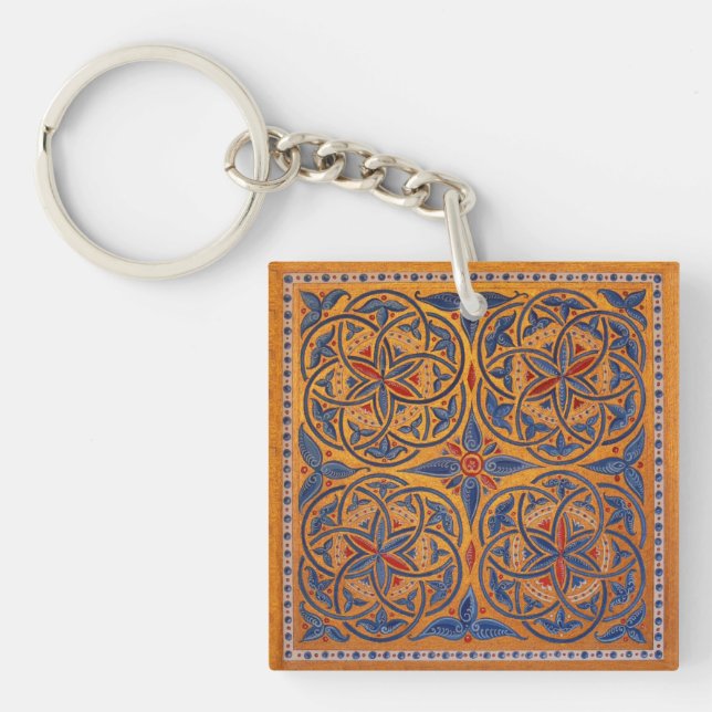 Medieval circles keychain (Front)
