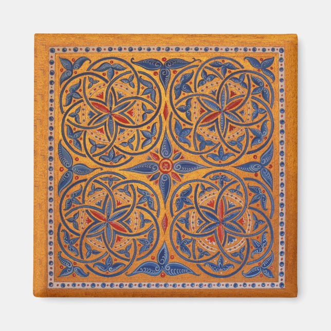 Medieval circles magnet (Front)