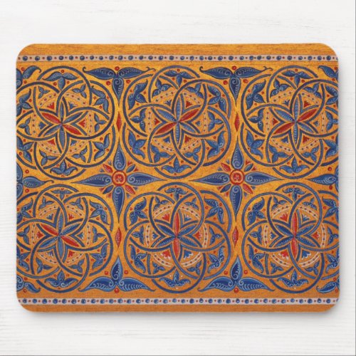 Medieval circles mouse pad