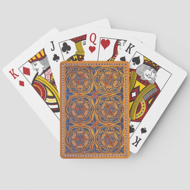 Medieval circles poker cards (Back)