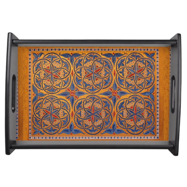 Medieval circles serving tray (Front)