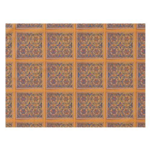 Medieval circles tablecloth