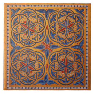 Medieval circles tile