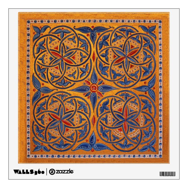 Medieval circles wall sticker (Front)