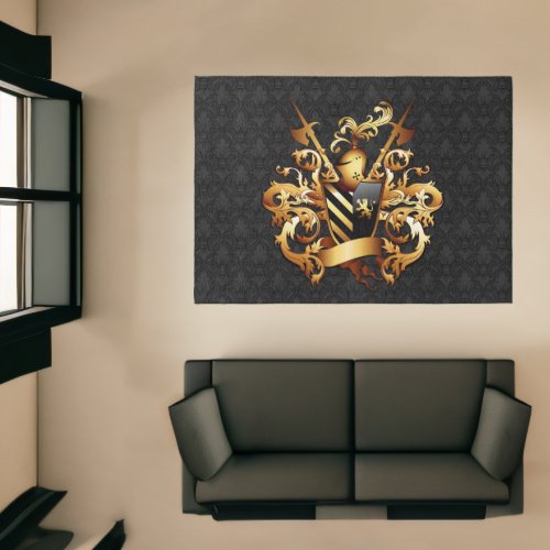 Medieval Coat of Arms 7x5 Rug