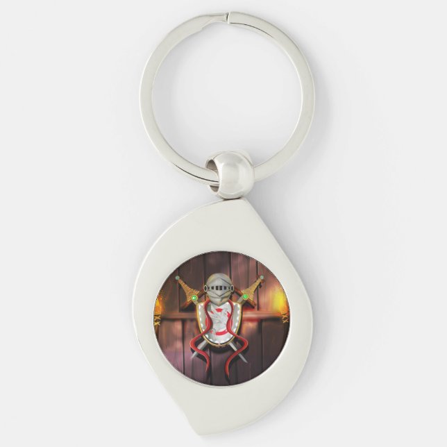 Medieval Coat of arms Keychain (Front)