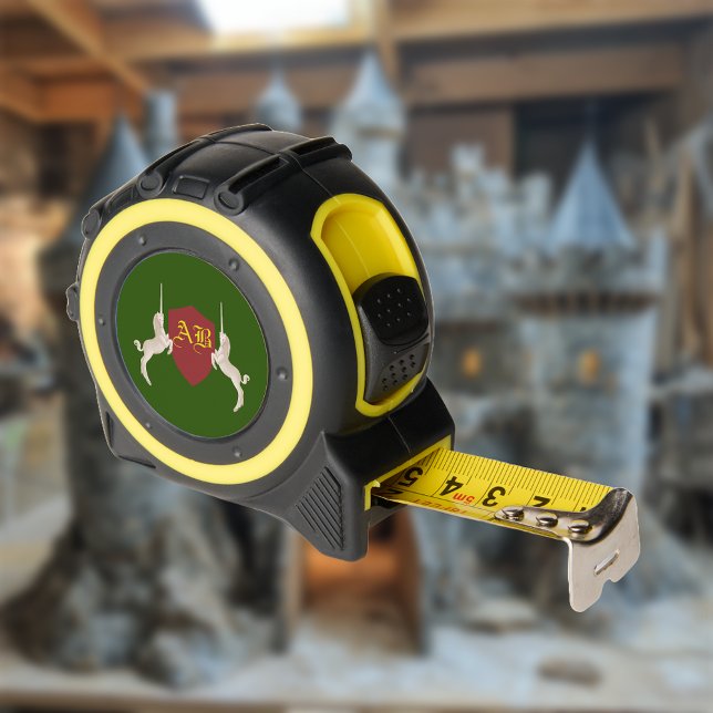 Medieval Coat of Arms Monogram Tape Measure (Creator Uploaded)