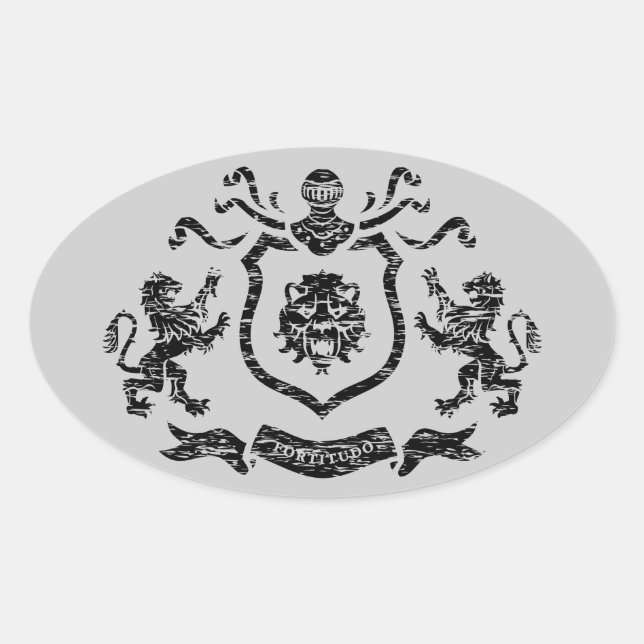 Medieval Coat of Arms - Sticker (Front)