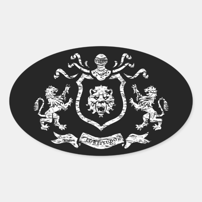 Medieval Coat of Arms - Sticker (Front)