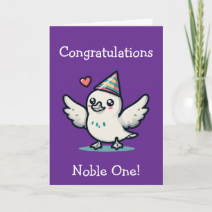 Medieval Congratulations Noble Achievement Card