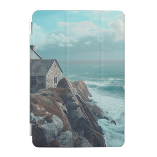Medieval Cottage on a Cliff iPad Mini Cover