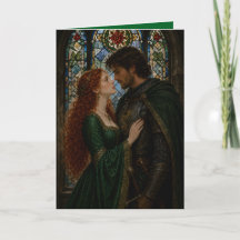 Medieval couple anniversary valentine