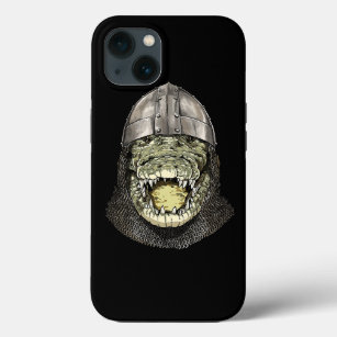 Medieval Crocodile Knight Warrior Crocodile Alliga iPhone 13 Case