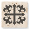 Medieval cross and fleur de lis symbols