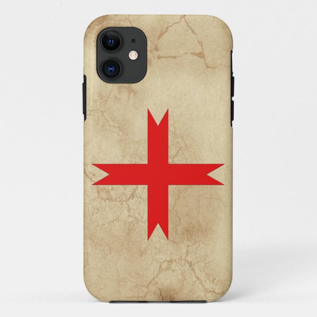 Medieval Cross of the Knights Templar Case-Mate iPhone Case (Back)