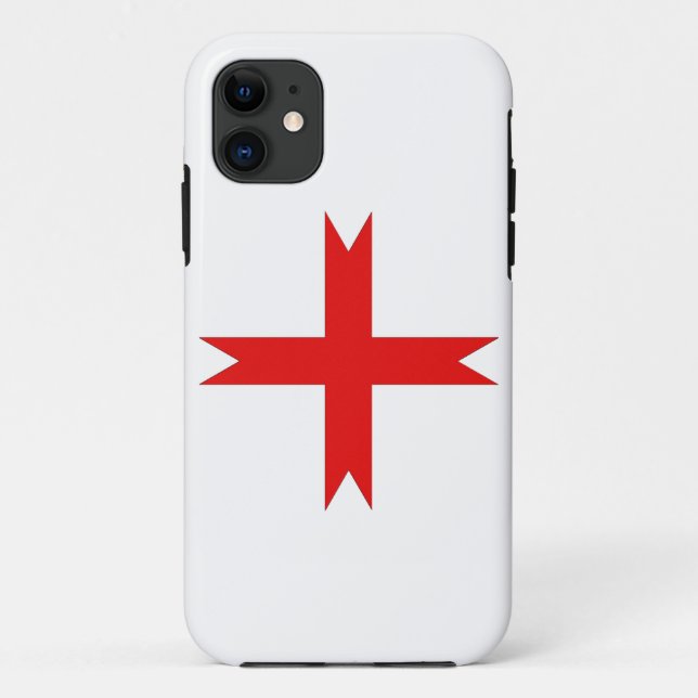 Medieval Cross of the Knights Templar Case-Mate iPhone Case (Back)