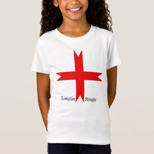 Medieval Cross of the Knights Templar T_Shirt