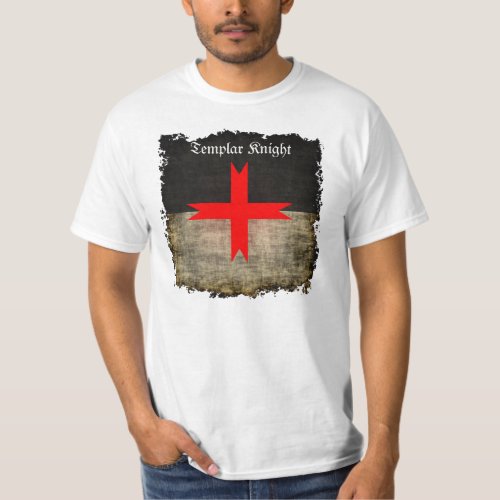 Medieval Cross of the Knights Templar T_Shirt